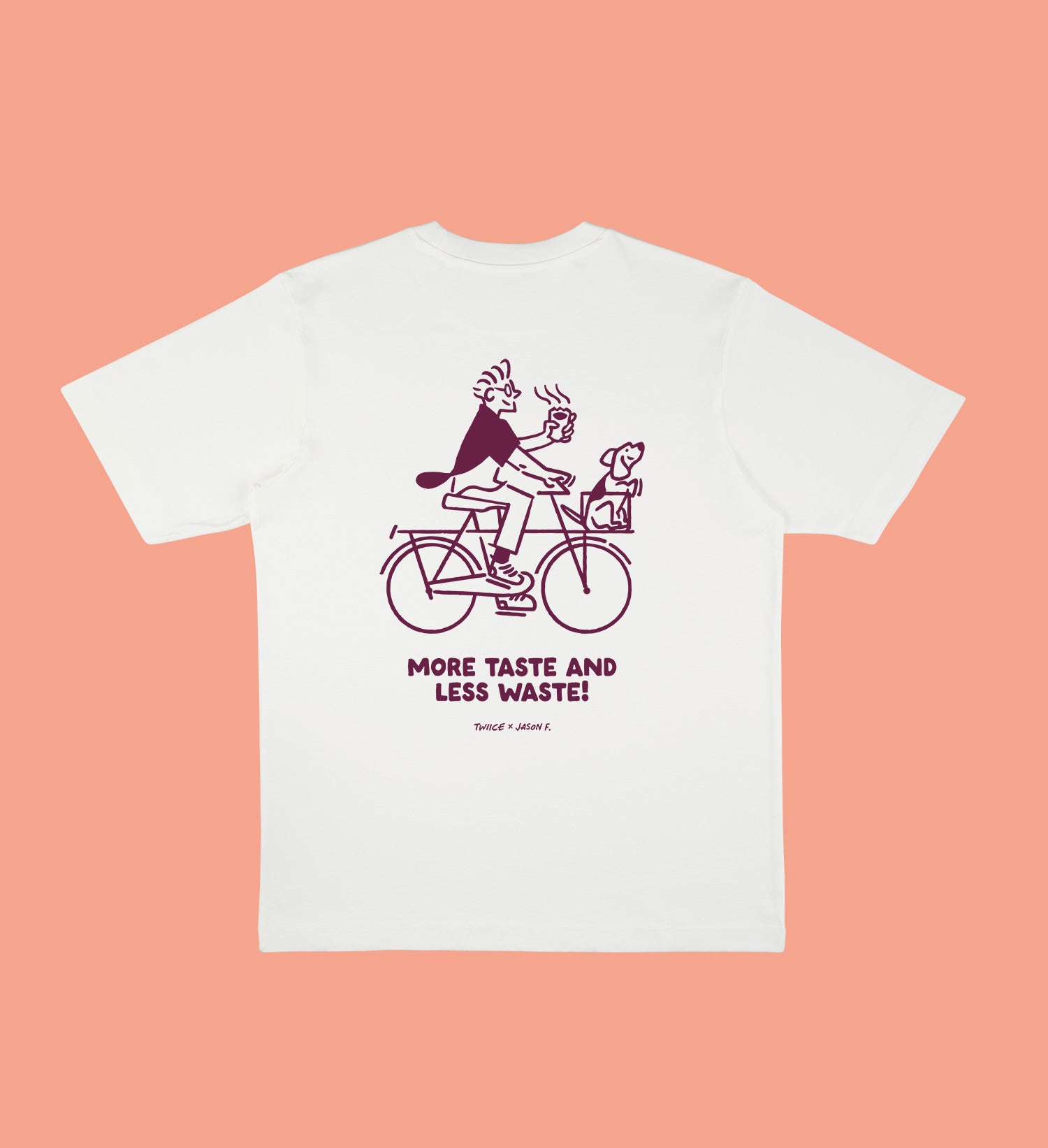 mike-on-bike mens/unisex oversized tee